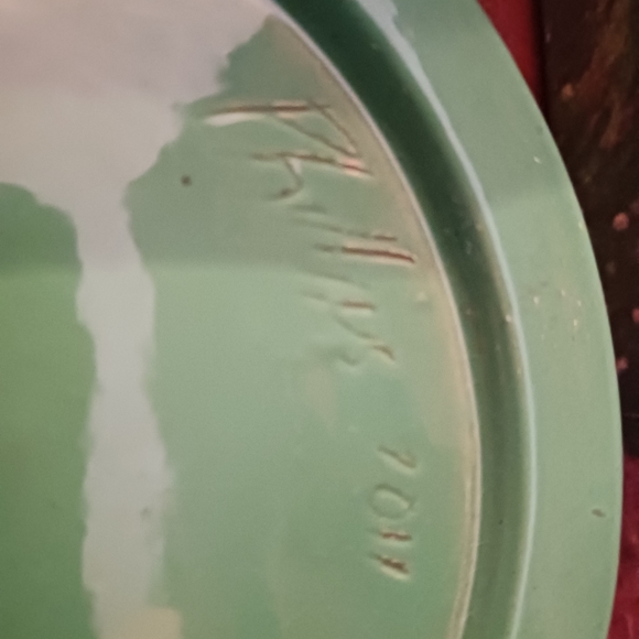 Large Handmade Art Pottery Studio Bowl 🥣Signed by Phillip,Vintage Gift Item.🎁 - Picture 6 of 16